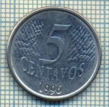 7870 MONEDA- BRAZILIA - 5 CENTAVOS - anul 1996 -starea ce se vede, America Centrala si de Sud