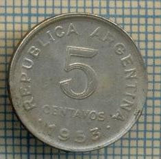 7917 MONEDA- ARGENTINA - 5 CENTAVOS - anul 1953 -starea ce se vede foto