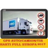 GPS 7&quot; NAVIGATIE Auto Taxi Tir Camion HD Bluetooth HARTI FULL EUROPA 2017, Toata Europa, Lifetime