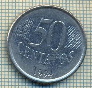 7864 MONEDA- BRAZILIA - 50 CENTAVOS - anul 1994 -starea ce se vede foto
