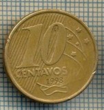 7849 MONEDA- BRAZILIA - 10 CENTAVOS - anul 1998 -starea ce se vede, America Centrala si de Sud