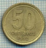 7885 MONEDA- ARGENTINA - 50 CENTAVOS - anul 1992 -starea ce se vede, America Centrala si de Sud