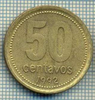 7885 MONEDA- ARGENTINA - 50 CENTAVOS - anul 1992 -starea ce se vede foto
