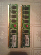 Kit memorie PC 2 Gb-Kingmax ddr2 (2 Buc.x 1 GB) 667 mhz PC2-5300 Testate L55 foto