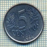 7869 MONEDA- BRAZILIA - 5 CENTAVOS - anul 1994 -starea ce se vede, America Centrala si de Sud