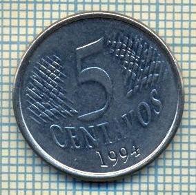 7869 MONEDA- BRAZILIA - 5 CENTAVOS - anul 1994 -starea ce se vede foto