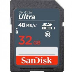 Memory card SanDisk Ultra SDHC 32GB CL10 UHS1, Up to 48MBs foto