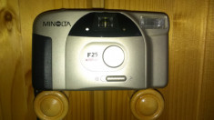 Aparate foto 35mm film Minolta F25 cu husa foto
