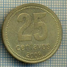 7893 MONEDA- ARGENTINA - 25 CENTAVOS - anul 2009 -starea ce se vede