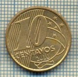 7855 MONEDA- BRAZILIA - 10 CENTAVOS - anul 2010 -starea ce se vede, America Centrala si de Sud