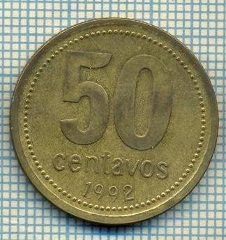 7884 MONEDA- ARGENTINA - 50 CENTAVOS - anul 1992 -starea ce se vede