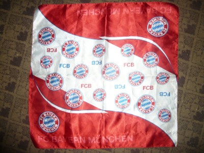 Esarfa mica a suporterilor Echipei FC Bayern Munchen , 33x34 cm foto
