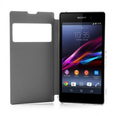 Husa flip cover gri Sony Xperia Z2 foto