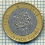 7978 MONEDA- MAROC - 10 DIRHAMS -anul 1995 -starea ce se vede, America Centrala si de Sud