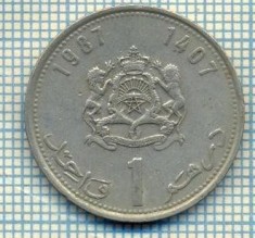 7992 MONEDA- MAROC - 1 DIRHAM -anul 1987 -starea ce se vede