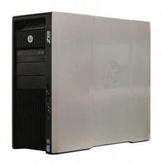 Workstation HP Z820 Tower, 2 Procesoare Intel Octa Core Xeon E5-2667 v2 3.3 GHz, 64 GB DDR3 ECC, 240 GB SSD NOU, Placa video nVidia Quadro K4000, foto