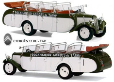 Macheta autobuz Citroen Type 23 U Chassaing - 1947 scara 1:43 foto