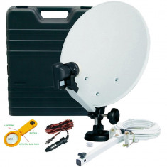 Antena camion,camping,ventuza,LNB,cablu,mufe,busola,lanterna+detector bacnote foto