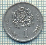 7986 MONEDA- MAROC - 1 DIRHAM -anul 2002 -starea ce se vede, America Centrala si de Sud