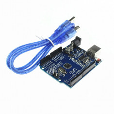 Placa dezvoltare Arduino UNO R3 Atmega328P + Cablu USB foto