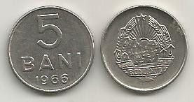 ROMANIA RSR 5 BANI 1966 [1] XF , livrare in cartonas