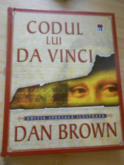 DAN BROWN--CODUL LUI DA VINCI - ED. RAO-LUX ILUSTRATA foto