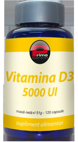 VITAMINA D3, 5000 UI, 120 CAP, CONCENTRATIE MARE, SISTEM OSOS, DINTI, ANTICANCER VITAMINA D3, 5000 UI, 120 CAP, CONCENTRATIE MARE, SISTEM OSOS, DINTI, ANTICANCER