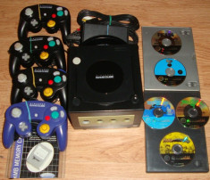 Nintendo Game Cube + 5 Jocuri: Mario Party 4, Soul Calibur 2, etc. foto