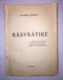 Rasvratire : [versuri] / Dolores Stanescu cu paginile netaiate