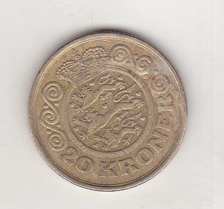 bnk mnd Danemarca 20 coroane 1991