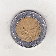 bnk mnd Italia 500 lire 1982 bimetal