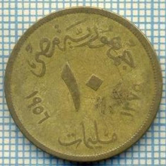 8004 MONEDA- EGYPT - 10 MILLIEMES -anul 1956 -starea ce se vede