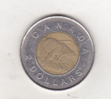 Bnk mnd Canada 2 dollars 2006 , bimetal, America de Nord