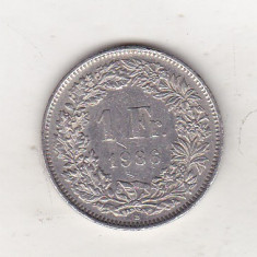 bnk mnd Elvetia 1 franc 1986