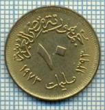 8005 MONEDA- EGYPT - 10 MILLIEMES -anul 1393-1973 -starea ce se vede