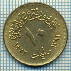 8005 MONEDA- EGYPT - 10 MILLIEMES -anul 1393-1973 -starea ce se vede