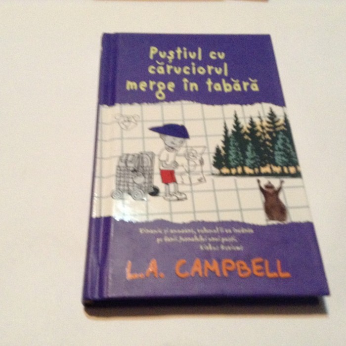 PUSTIUL CU CARUCIORUL MERGE IN TABARA -L.A. CAMPBELL RF9/0