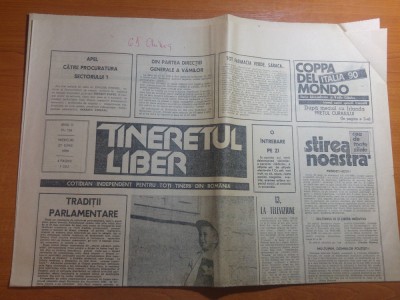 ziarul tineretul liber 27 iunie 1990-articol despre mineriada din 13 iunie foto