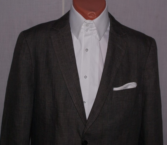 Sacou barbati H&M HM gri din in 100% marimea 50-52 foto mare Sacou barbati H&M HM gri din in 100% marimea 50-52 foto mare