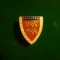Insigna Pachebot Normandie - Linia Franceza Transatlantic , metal si email,h=3,3
