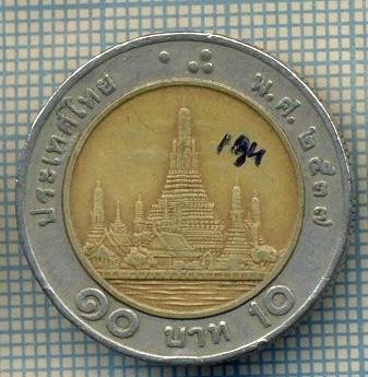 8018 MONEDA- TAILANDA - 10 BAHT -anul ? -starea ce se vede