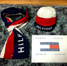 Set Tommy Hilfiger (caciula+fular) model IANUARIE 2017 STOC LIMITAT! calitate ++ foto