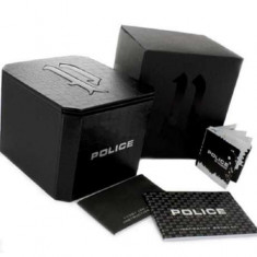 Ceas Barbati Original 100% Police Dayton Curea Piele Nou! foto