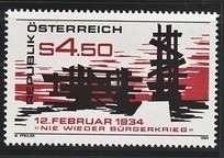 s3 - Austria 1984 - Razboiul civil 1v.neuzat,perfecta stare