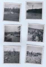 WW2-fotografie militara-poza Germania,format mic 6x6cm..lot de 6 buc foto