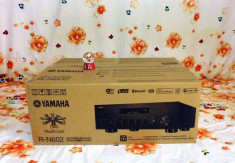 YAMAHA R N602 Wireless Bluetooth USB Network amplituner NOU Garantie Negru foto