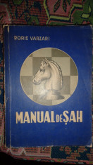 Manual de sah an 1955/327pag- Boris Varzari foto