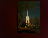 Carte postala ilustrata. Reprezinta turnul bisericii din Enlaka, stare perfecta, Necirculata, Ungaria, Fotografie