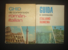 GHID DE CONVERSATIE ROMAN - ITALIAN * ITALIAN - ROMAN 2 volume foto