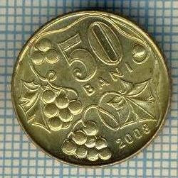 8087 MONEDA- REPUBLICA MOLDOVA - 50 BANI -anul 2008 -starea ce se vede foto